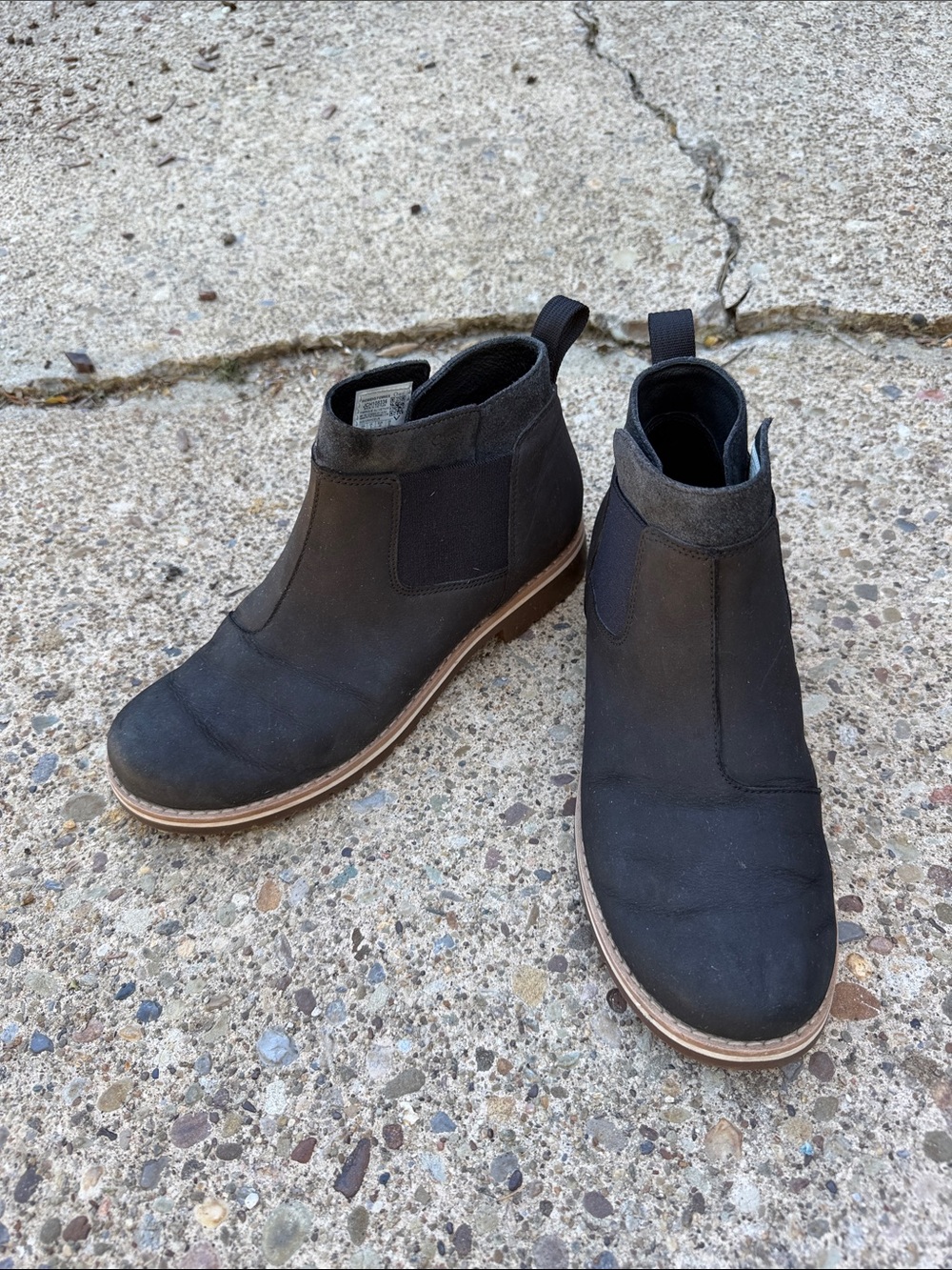 Chaco Black Chelsea-Style Ankle Boots